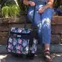 Everything Mary Collapsible Rolling Craft, Flowers - Wheeled Scrapbook Tote for Scrapbooking & Art - Travel Organizer Storage Bin for Paper, Glue, Tape - Roller Cart for Teachers & Medical Everything Mary Collapsible Rolling Craft, Flowers - Wheeled Scrapbook Tote for Scrapbooking & Art - Travel Organizer Storage Bin for Paper, Glue, Tape - Roller Cart for Teachers & Medical