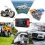 SUHU Car Battery Charger, 12V/8A 24V/4A Smart Automatic Battery Charger Automotive Trickle Charger for Car Truck Motorcycle Lawn Mower Boat Marine RV SUV ATV SLA Wet AGM Gel Cell Lead Acid Battery SUHU Car Battery Charger, 12V/8A 24V/4A Smart Automatic Battery Charger Automotive Trickle Charger for Car Truck Motorcycle Lawn Mower Boat Marine RV SUV ATV SLA Wet AGM Gel Cell Lead Acid Battery