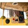 DIY CARTEL Industrial Pipe Wall/Ceiling Mount Clothing & Garment Rack - Hardware ONLY - Perfect Retail Display, Hanging Plants, Organizing, Laundry (48-inch X 12-inch)