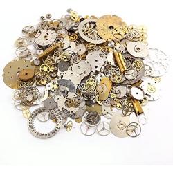 Surepromise 50g Cyberpunk Vintage Steampunk Jewelry Cogs Gears Wheels Watch Parts Craft Arts