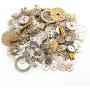 Surepromise 50g Cyberpunk Vintage Steampunk Jewelry Cogs Gears Wheels Watch Parts Craft Arts