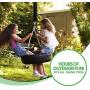 EASY HANG (4FT) TREE SWING STRAP X1 - Holds 2200lbs. - Heavy Duty Carabiner - Bonus Spinner - Perfect for Tire and Saucer Swings - 100% Waterproof - Easy Picture Instructions - Carry Bag Included!