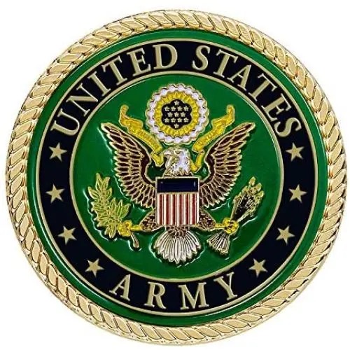 Army Medallion – 2 Inches – U.S. Army Seal Metal Emblem - Army Gifts Army Medallion – 2 Inches – U.S. Army Seal Metal Emblem - Army Gifts