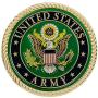 Army Medallion – 2 Inches – U.S. Army Seal Metal Emblem - Army Gifts