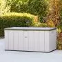 Lifetime 60254 Heavy-Duty Outdoor Storage Deck Box, 150 Gallon, Desert Sand/Brown Lifetime 60254 Heavy-Duty Outdoor Storage Deck Box, 150 Gallon, Desert Sand/Brown
