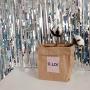 Moohome 2 Pack 3.28 ft x 9.84 ft Metallic Sparkle Silver Fringe Curtains Tinsel Foil Curtains for Party Backdrop Photo Booth Backdrop Door Window Streamer Curtain Party Wedding Background Decor