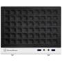 SilverStone Technology Mini-DTX, Mini-ITX Small Form Factor Computer Case SG13WB Black/White