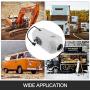 Happybuy 5KW Diesel Air Heater Muffler 12V 5000W Diesel Parking Heater 2 Duct Diesel Heater Double Vent with Knob Switch for RV Car Bus Motorhome Boats