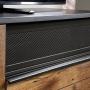 Sauder Boulevard Café Credenza, For TVs up to 60'', Black finish