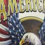 American Pride Embossed Metal Wall Decor Sign for Bar, Garage or Man Cave