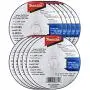 Makita 10 Pack - 4 Inch Cut Off Wheels For 4'' Grinders - Aggressive Cutting For Metal & Stainless Steel