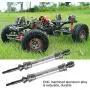 keyren Rear Drive Shaft RC Truck Drive Shaft, 2pcs SLA031 Upgrade Parts CVD Transmission Axle, Metal for Traxxas Slash 4X4 1/10 Truck RC Car(SLA031T Titanium Gray) keyren Rear Drive Shaft RC Truck Drive Shaft, 2pcs SLA031 Upgrade Parts CVD Transmission Axle, Metal for Traxxas Slash 4X4 1/10 Truck RC Car(SLA031T Titanium Gray)