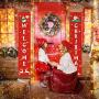BeauFlw Merry Christmas Banners,Christmas Decorations,Front Door Welcome Christmas Porch Sign Banners for Home Wall Indoor Outdoor Holiday Party Decor (2 Pieces)