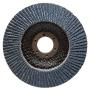 4.5'' x 7/8'' Premium High Density Jumbo Zirconia Type 29 Flap Disc 40 Grit - 10 Pack