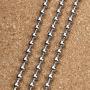 Tiparts 30 Feet Stainless Steel Ball Chains Necklace with 20pcs Connectors Clasps,Silver Bead Chain Sets (Chain Width 2.4mm+20pcs connectors)