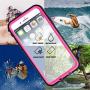 Waterproof Case for iPhone 8 Plus/iPhone 7 Plus Case, Shockproof Full-Body Rugged Case with Built-in Screen Protector for Apple iPhone 8 Plus / 7 Plus - (Pink)