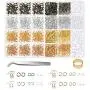 Earring Hooks for Jewelry Making, Shynek 2500Pcs Earring Making Supplies kit with Earring Hooks, Open Jump Rings, Earring Backs for Jewelry Making and Repair Earring Hooks for Jewelry Making, Shynek 2500Pcs Earring Making Supplies kit with Earring Hooks, Open Jump Rings, Earring Backs for Jewelry Making and Repair