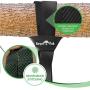 EASY HANG (4FT) TREE SWING STRAP X1 - Holds 2200lbs. - Heavy Duty Carabiner - Bonus Spinner - Perfect for Tire and Saucer Swings - 100% Waterproof - Easy Picture Instructions - Carry Bag Included!