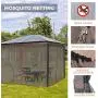 AsterOutdoor 10x12 Outdoor Hardtop Gazebo for Patios Metal Aluminum Frame Polycarbonate Top Canopy with Mosquito Netting for Lawn, Backyard and Deck 99% UV Rays Block, Black AsterOutdoor 10x12 Outdoor Hardtop Gazebo for Patios Metal Aluminum Frame Polycarbonate Top Canopy with Mosquito Netting for Lawn, Backyard and Deck 99% UV Rays Block, Black