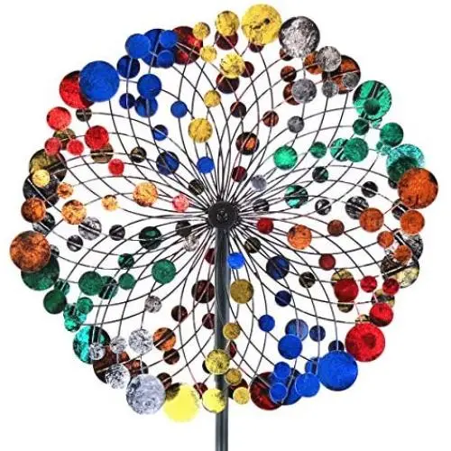 WinWindSpinner Kinetic Wind Spinners Outdoor Metal Yard Spinner with Gardening Decorations with Dual Direction Decorative Lawn Ornament Wind Mills (WWR-018)