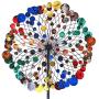 WinWindSpinner Kinetic Wind Spinners Outdoor Metal Yard Spinner with Gardening Decorations with Dual Direction Decorative Lawn Ornament Wind Mills (WWR-018)