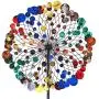 WinWindSpinner Kinetic Wind Spinners Outdoor Metal Yard Spinner with Gardening Decorations with Dual Direction Decorative Lawn Ornament Wind Mills (WWR-018)