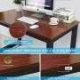 Tribesigns Modern Simple Style Computer Desk PC Laptop Study Table Office Desk Workstation for Home Office, Teak + Black Leg Tribesigns Modern Simple Style Computer Desk PC Laptop Study Table Office Desk Workstation for Home Office, Teak + Black Leg