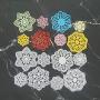 Cutting Dies Metal, 8 pcs Flower Embossing Stencils for DIY Scrapbooking Photo Album Decorative DIY Paper Cards Making Gift, Metallic Die Cut