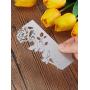 3 Pieces Rose Cutting Die Flower Shape Embossing Dies Carbon Steel Die Cutting Stencils for DIY Carding Making Scrapbooking Supplies