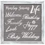 Gelibo Double Sided Letter Board with 750 Precut White & Gold Letters,Months & Days & Extra Cursive Words, Wall & Tabletop Display, Letters Organizer Box (Cyan Rustic 10x10) Gelibo Double Sided Letter Board with 750 Precut White & Gold Letters,Months & Days & Extra Cursive Words, Wall & Tabletop Display, Letters Organizer Box (Cyan Rustic 10x10)