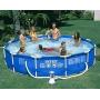 Intex 12ft x 30in Metal Frame Round Swimming Pool Set 530 GPH Pump & 6 A Filters