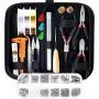 Paxcoo Jewelry Making Supplies Kit with Jewelry Tools, Jewelry Wires and Jewelry Findings for Jewelry Repair and Beading Paxcoo Jewelry Making Supplies Kit with Jewelry Tools, Jewelry Wires and Jewelry Findings for Jewelry Repair and Beading