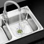 Fengbao 2PCS Kitchen Sink Strainer - Stainless Steel, Large Wide Rim 4.5'' Diameter