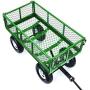 Gorilla Carts GOR400-COM Steel Garden Cart with Removable Sides, 400-lbs. Capacity, Green