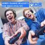 OneOdio Computer Headsets with Microphone - PC Gaming Headphones with Microphone & in-Line Control Mute for Office Zoom Skype Conference Phone Call Laptop Gaming PS4 Online
