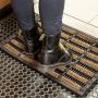 FOOTMATTERS Ninamar Mud Scrubber Tray Mat – 24 x 16 inch