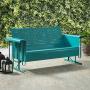 Crosley Bates Sofa Glider Turquoise Gloss