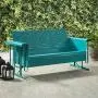 Crosley Bates Sofa Glider Turquoise Gloss Crosley Bates Sofa Glider Turquoise Gloss