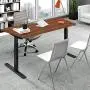ApexDesk Elite Series 60'' W Electric Height Adjustable Standing Desk, Red Apple Top, Black Frame ApexDesk Elite Series 60'' W Electric Height Adjustable Standing Desk, Red Apple Top, Black Frame