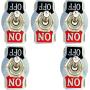 Etopars 5 X Heavy Duty 20A 125V 15A 250V SPST 2 Terminal Pin ON/OFF Rocker Toggle Switch Flick Waterproof Metal