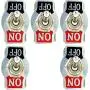Etopars 5 X Heavy Duty 20A 125V 15A 250V SPST 2 Terminal Pin ON/OFF Rocker Toggle Switch Flick Waterproof Metal