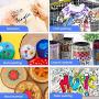 Paint Pens for Rock Painting waterproof Permanent Fast Drying 2 mm Nib For pumpkin Flat Stone Ceramic Glass Mugs Wood Card Fabric Diy Craft Making Acrylic Paint Marker Pens Set Of 12 Colors (12)