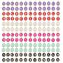 156 Pcs Mixed Letter Beads Enamel Metal Letter Charms Double Sided Initial Pendant A-Z Alphabet Charm for Necklace Bracelet Jewelry Making (M531-156pcs)