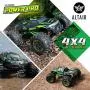 1:10 Scale RC Truck 4x4 | 48+ kmh Speed [30 MPH] Large Scale Remote Control Car | Free Priority Shipping | All Terrain Radio Controlled Off Road Monster Truck for All Ages (Lincoln, NE USA Company)