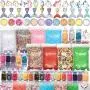 70PCS Slime Add Ins Slime Kit Floam Beads Fish Bowl Beads Mreaind Unicorn Slime Charms Glitter Jars Slime Supplies Kit 70PCS Slime Add Ins Slime Kit Floam Beads Fish Bowl Beads Mreaind Unicorn Slime Charms Glitter Jars Slime Supplies Kit