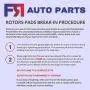 (Front Kit)(High-End) 2 Cross-Drilled Disc Brake Rotors + 4 Semi-Metallic Pads(Fits:- Ram 1500)(5lug)