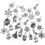 Youdiyla 75 pcs Craft Supplies Mixed Christmas Snowflake Snowman Charms Pendants for Jewellery Making Accessory for DIY Necklace Bracelet (HM41) Youdiyla 75 pcs Craft Supplies Mixed Christmas Snowflake Snowman Charms Pendants for Jewellery Making Accessory for DIY Necklace Bracelet (HM41)
