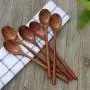 Wooden Spoons, 6 Pieces 9 Inch Wood Soup Spoons for Eating Mixing Stirring, Long Handle Spoon with Japanese Style Kitchen Utensil, ADLORYEA Eco Friendly Table Spoon Wooden Spoons, 6 Pieces 9 Inch Wood Soup Spoons for Eating Mixing Stirring, Long Handle Spoon with Japanese Style Kitchen Utensil, ADLORYEA Eco Friendly Table Spoon