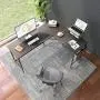 Cubiker Modern L-Shaped Computer Office Desk, Corner Gaming Desk with Monitor Stand, Home Office Study Writing Table Workstation for Small Spaces Cubiker Modern L-Shaped Computer Office Desk, Corner Gaming Desk with Monitor Stand, Home Office Study Writing Table Workstation for Small Spaces