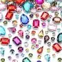 260 Pieces Valentines Day Sew on Gems Crystals Rhinestones Acrylic Diamond with Silver Prong Hole Flatback Claw Mix Color Shape and Size for DIY Crafts Clothes Shoes Bag 260 Pieces Valentines Day Sew on Gems Crystals Rhinestones Acrylic Diamond with Silver Prong Hole Flatback Claw Mix Color Shape and Size for DIY Crafts Clothes Shoes Bag